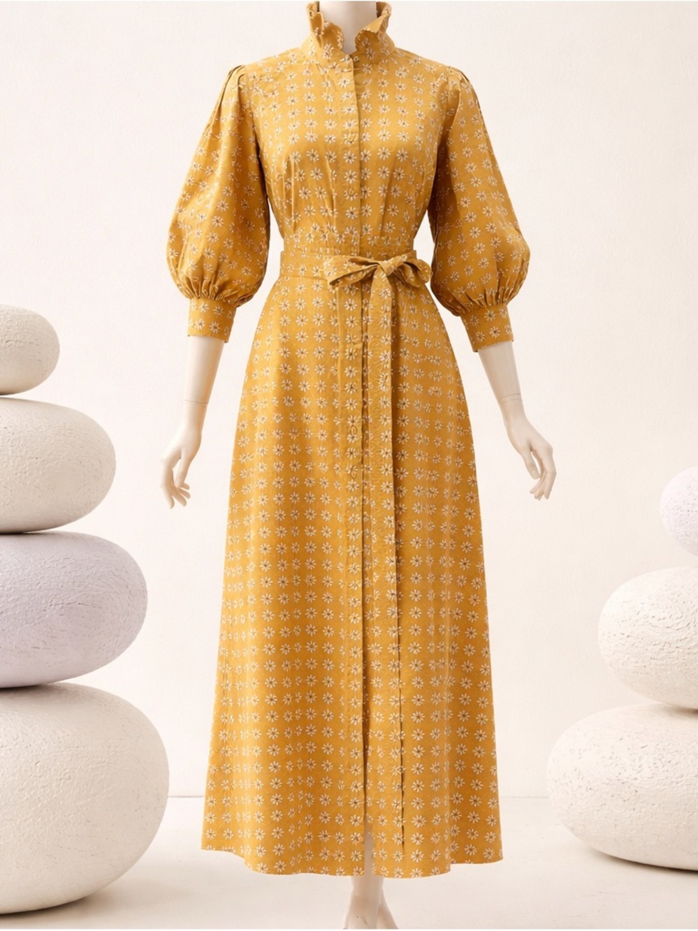 The Great Floral Cotton Long Dress
